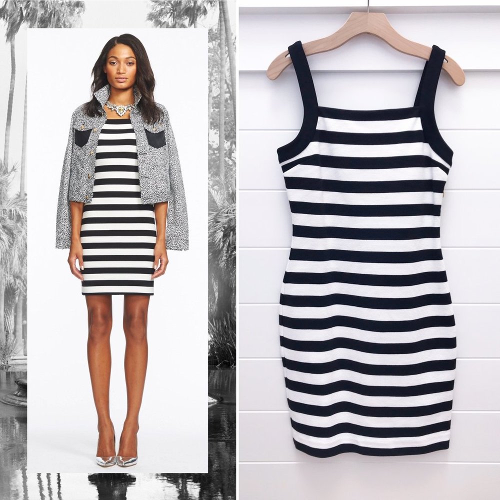 NWOT ~ JUICY COUTURE Bodycon Strappy Striped Dress